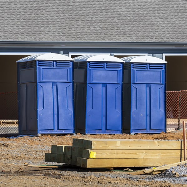 what is the maximum capacity for a single portable restroom in St Joseph